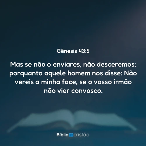 Gênesis 43:5