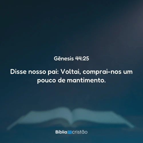 Gênesis 44:25