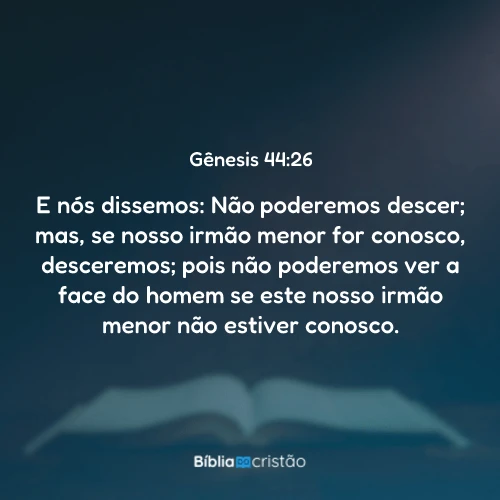 Gênesis 44:26