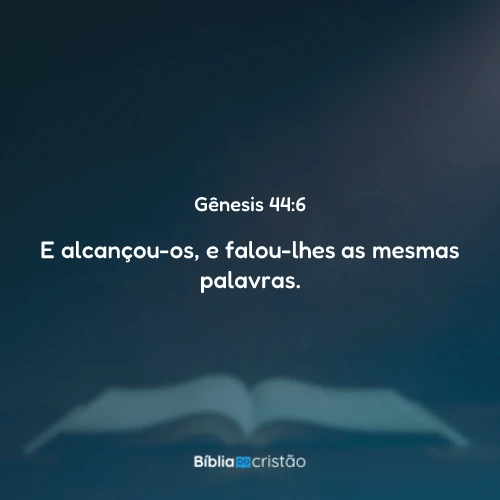Gênesis 44:6