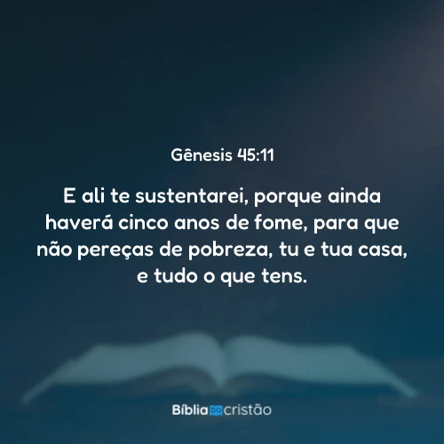 Gênesis 45:11