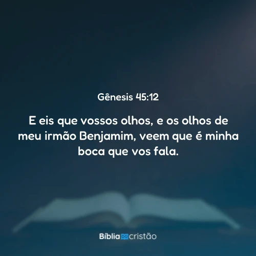 Gênesis 45:12