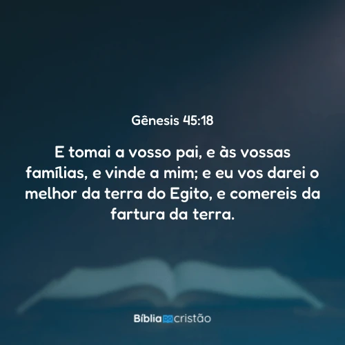 Gênesis 45:18