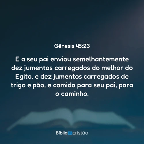 Gênesis 45:23