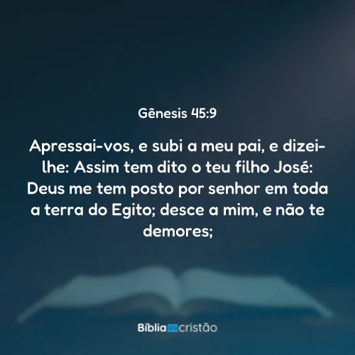 Gênesis 45:9