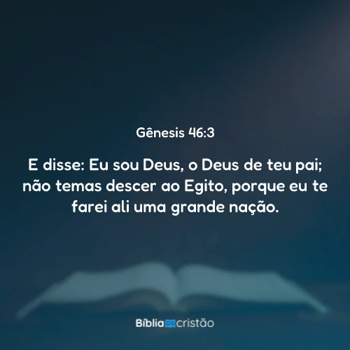 Gênesis 46:3