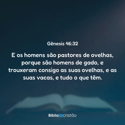 Gênesis 46:32