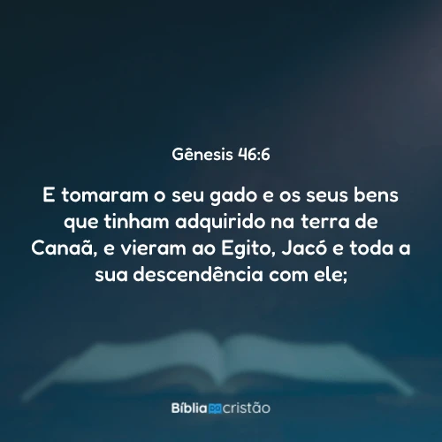 Gênesis 46:6