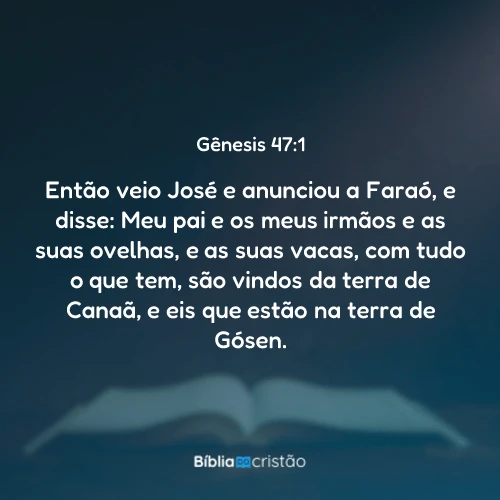Gênesis 47:1