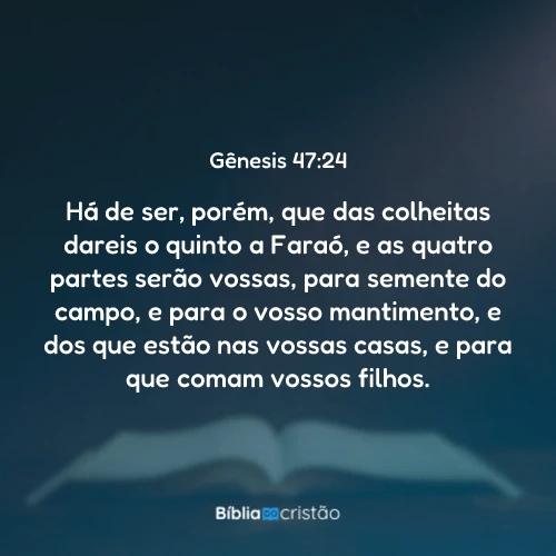 Gênesis 47:24