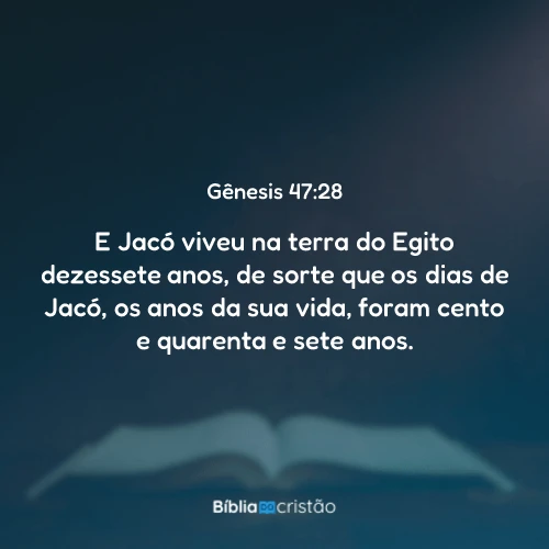 Gênesis 47:28