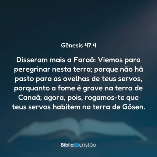 Gênesis 47:4