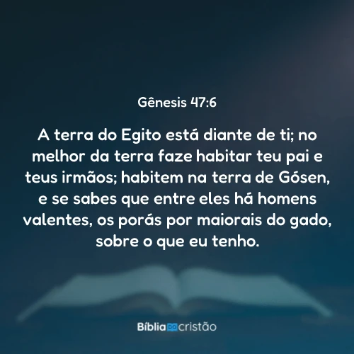 Gênesis 47:6