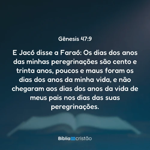 Gênesis 47:9