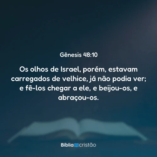Gênesis 48:10