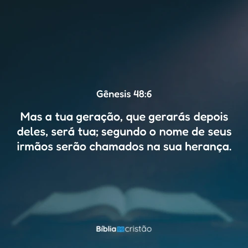 Gênesis 48:6