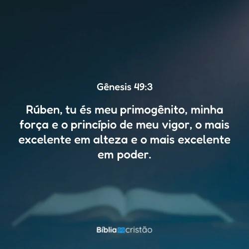 Gênesis 49:3