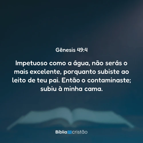 Gênesis 49:4