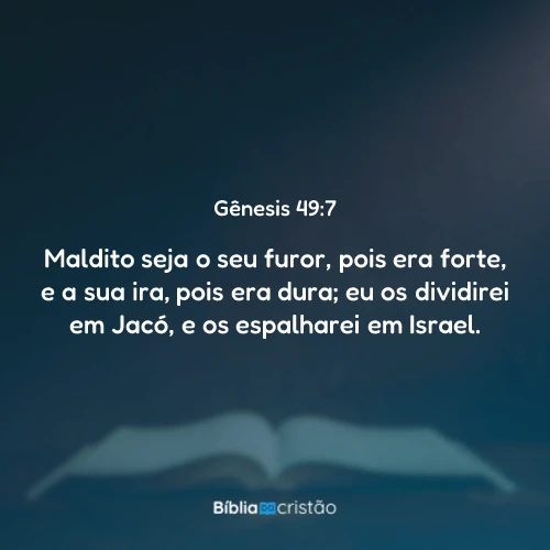 Gênesis 49:7
