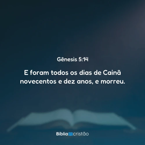 Gênesis 5:14