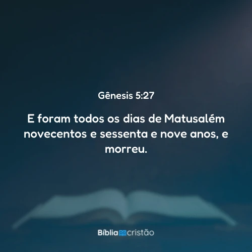 Gênesis 5:27