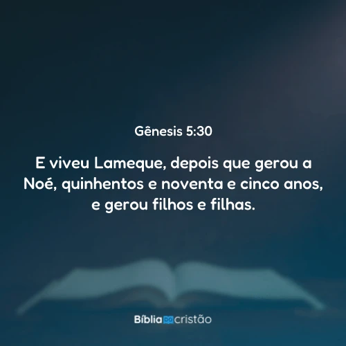 Gênesis 5:30