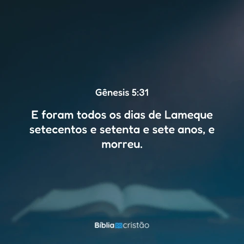 Gênesis 5:31