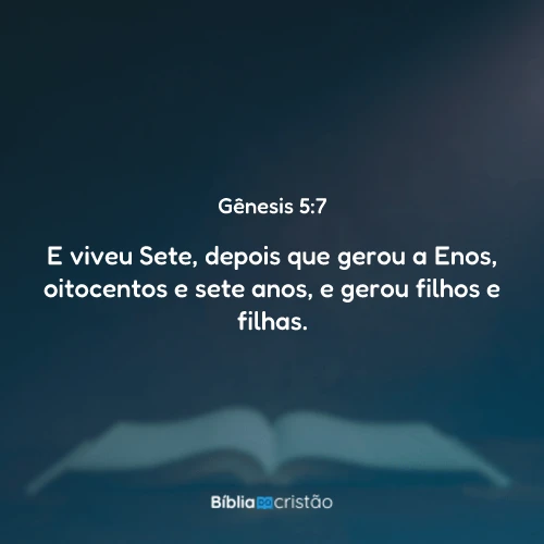 Gênesis 5:7
