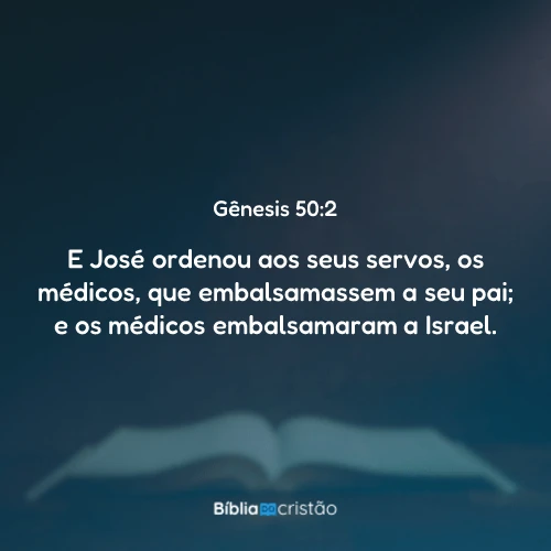 Gênesis 50:2