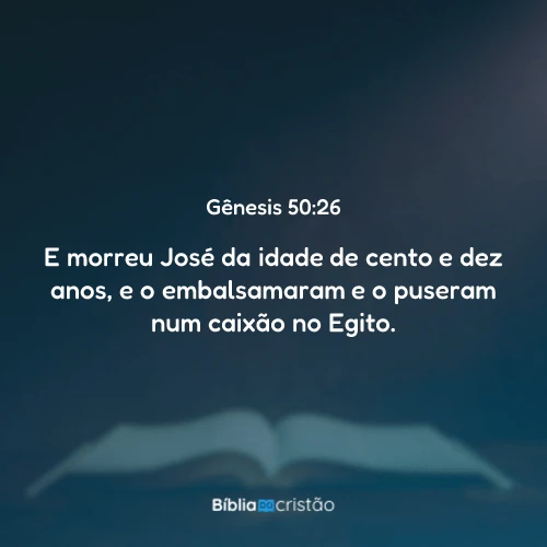 Gênesis 50:26
