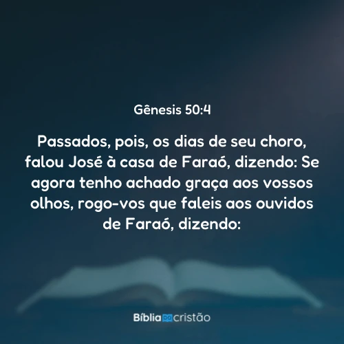 Gênesis 50:4