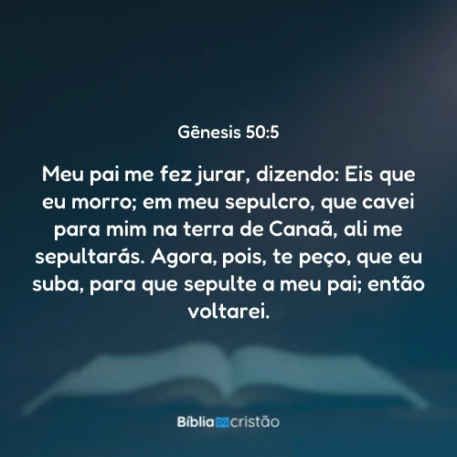 Gênesis 50:5