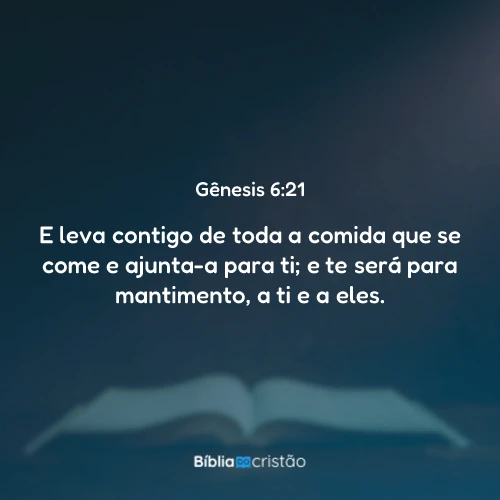 Gênesis 6:21