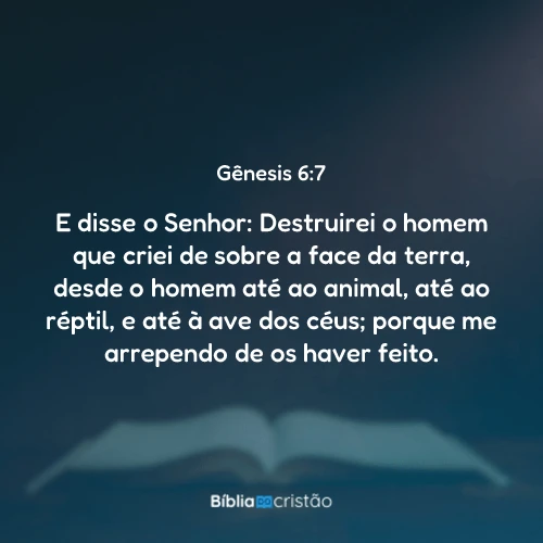 Gênesis 6:7