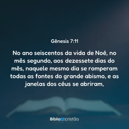 Gênesis 7:11