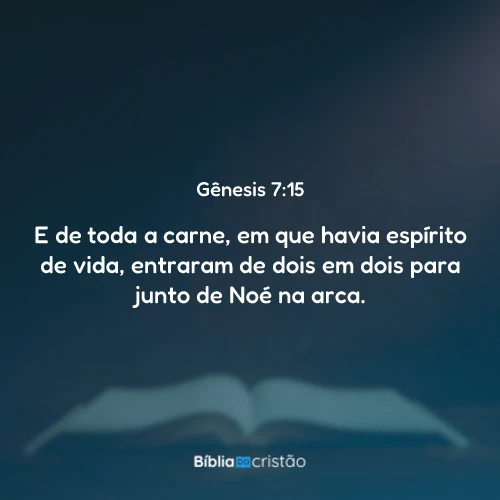 Gênesis 7:15