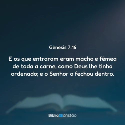 Gênesis 7:16