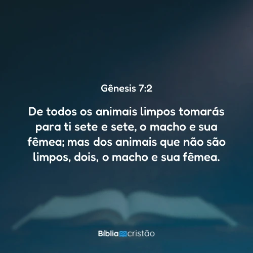 Gênesis 7:2