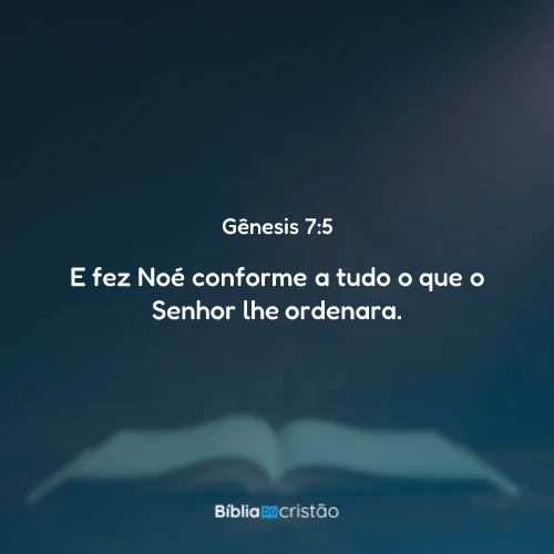 Gênesis 7:5