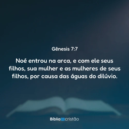 Gênesis 7:7
