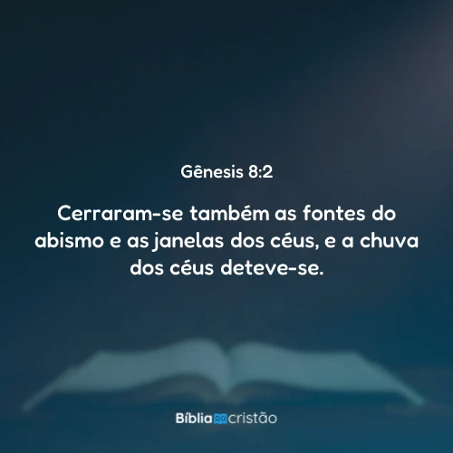 Gênesis 8:2