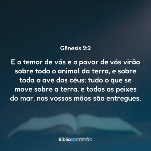 Gênesis 9:2