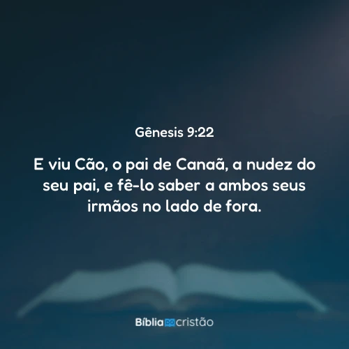 Gênesis 9:22