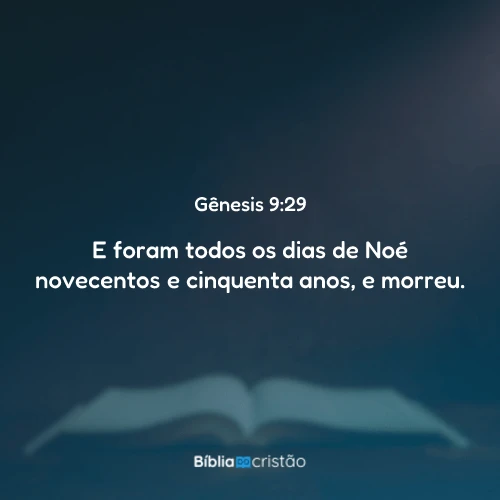 Gênesis 9:29