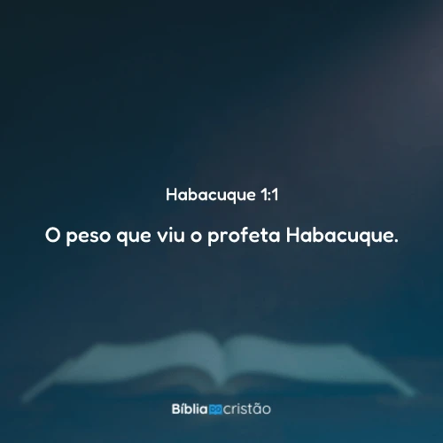 Habacuque 1:1