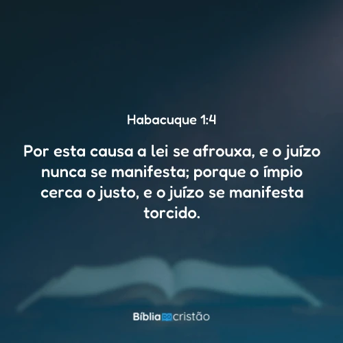 Habacuque 1:4