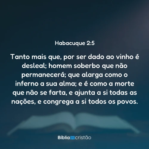 Habacuque 2:5