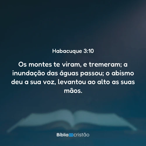 Habacuque 3:10
