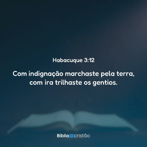 Habacuque 3:12