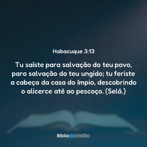 Habacuque 3:13